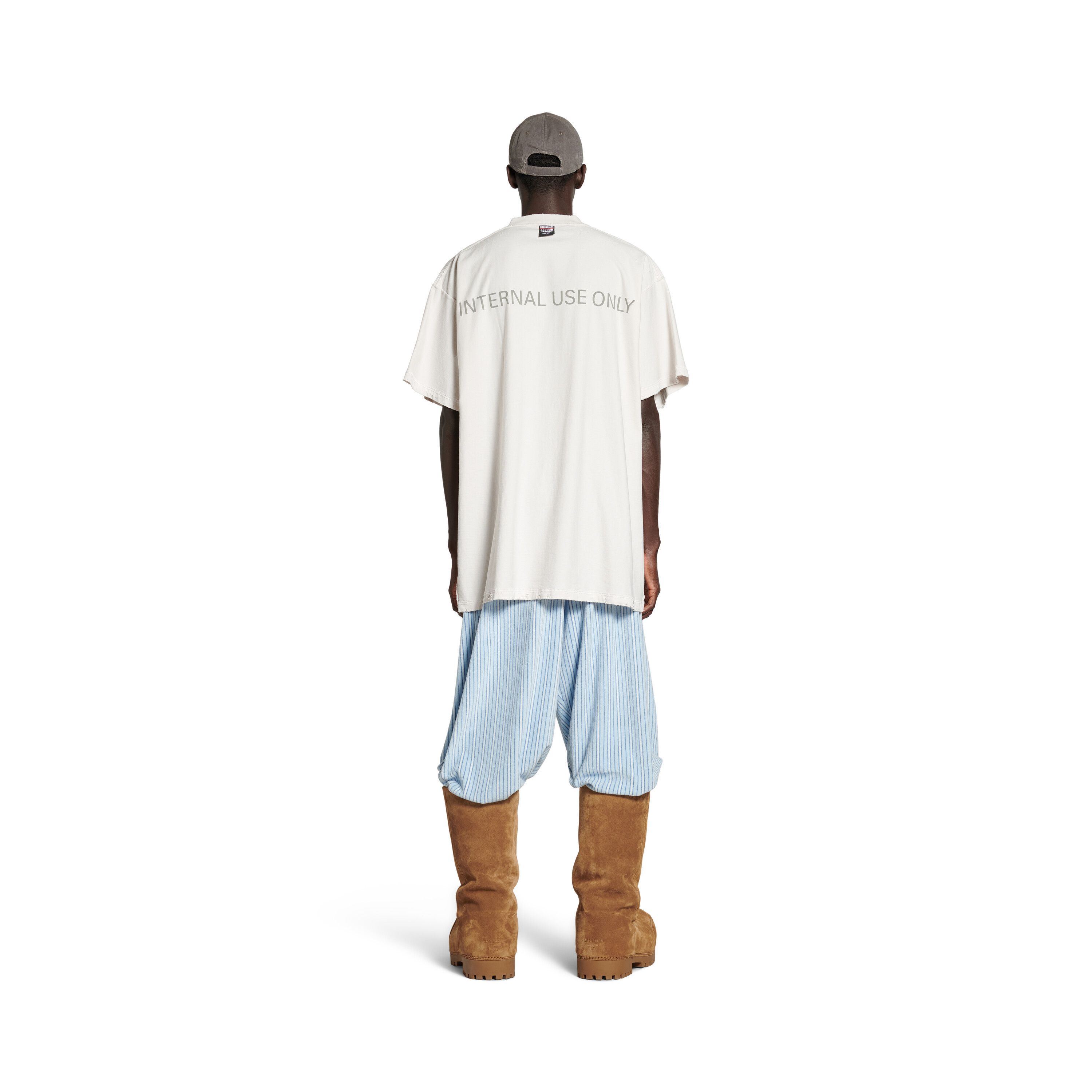 Balenciaga o1mt1gz0226 Internal Use Only Inside-Out T-Shirt Oversized Size US XL / EU 56 / 4 - 5 Thumbnail