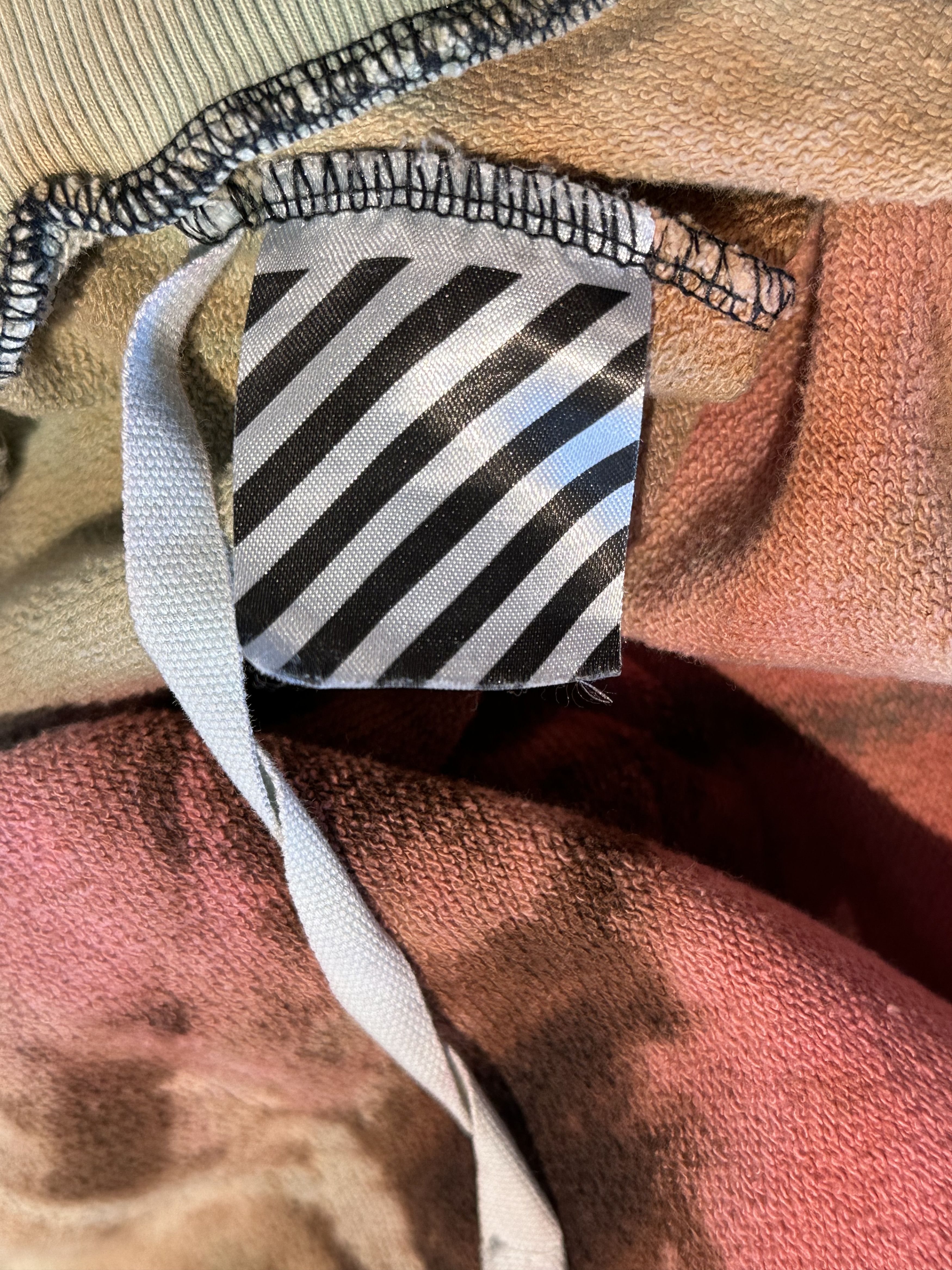 Chrome Hearts Off-White CVTVLIST Multicolor Tie-Dye Bleached Hoodie Size US L / EU 52-54 / 3 - 4 Thumbnail