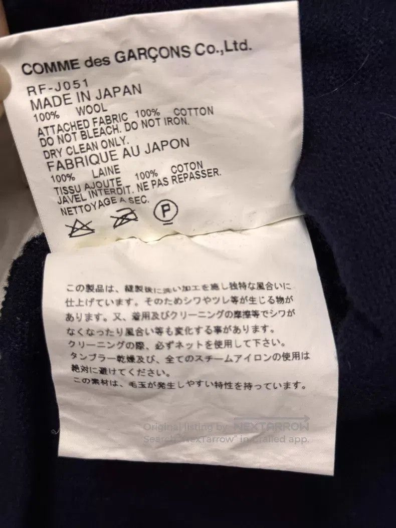 Comme des Garcons Comme Des Garcons Asymmetrical Folded Tailcoat Jacket Size XS / US 0-2 / IT 36-38 - 5 Thumbnail