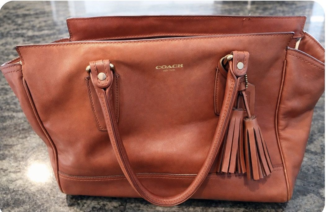 Coach COACH Legacy Candace Carryall – Cognac Leather Size ONE SIZE - 3 Thumbnail