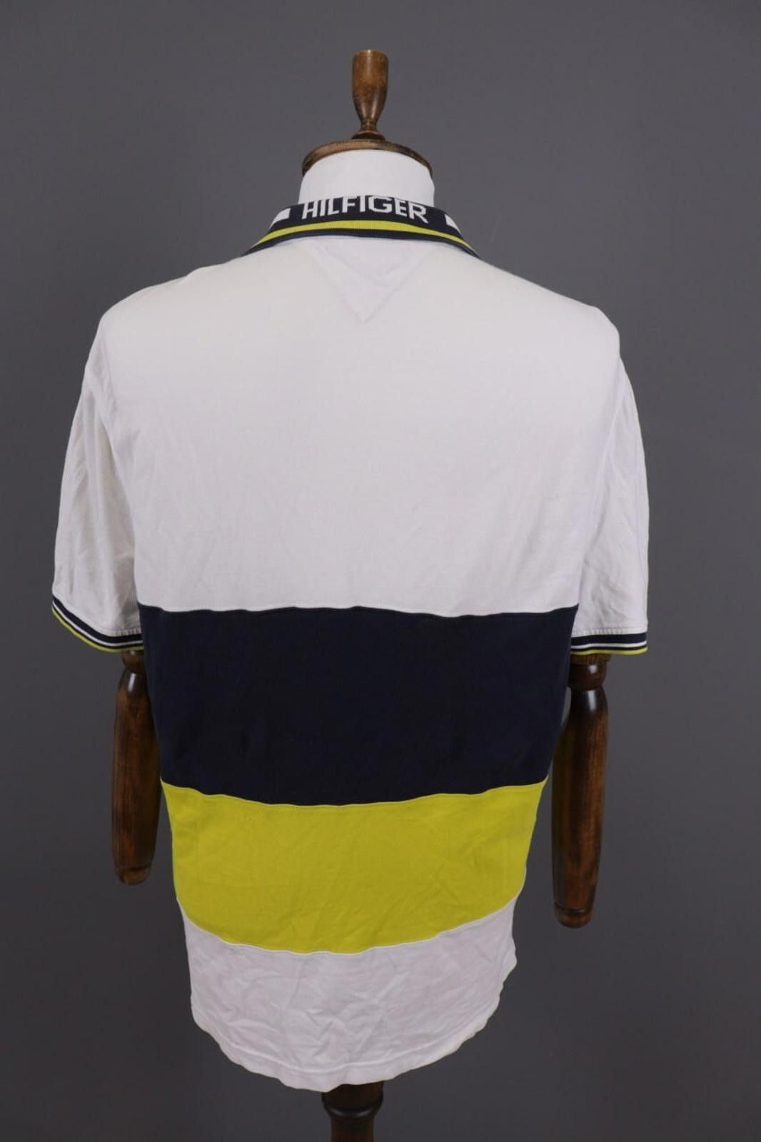 Tommy Hilfiger Tommy Hilfiger Stretch Multicolor Striped Polo Shirt Size L Size US L / EU 52-54 / 3 - 9 Thumbnail
