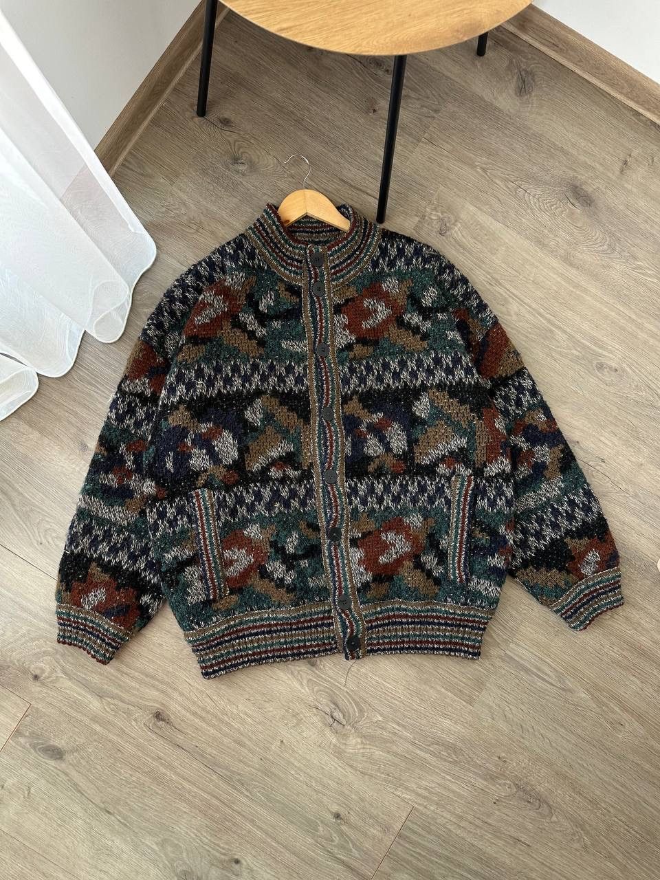 Japanese Brand × Missoni × Vintage Vintage Japanese Missoni Wool Bomber Two-Way Jacket Size US L / EU 52-54 / 3 - 2 Thumbnail