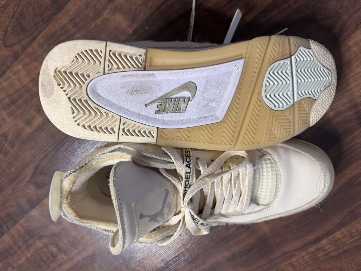 Jordan Brand × Off-White Off-White Air Jordan 4 Retro SP "Sail" Size US 13 / EU 46 - 7 Thumbnail