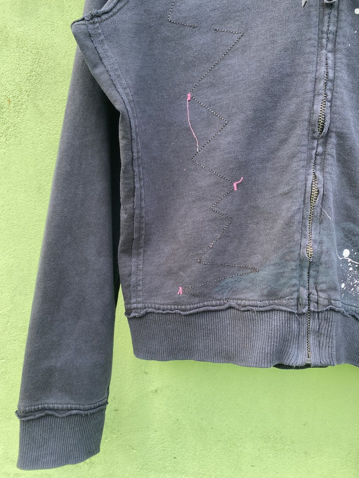O'Neill Vintage O’Neill Zip Hoodie Paint Splatter Distressed Grunge Size US M / EU 48-50 / 2 - 5 Thumbnail