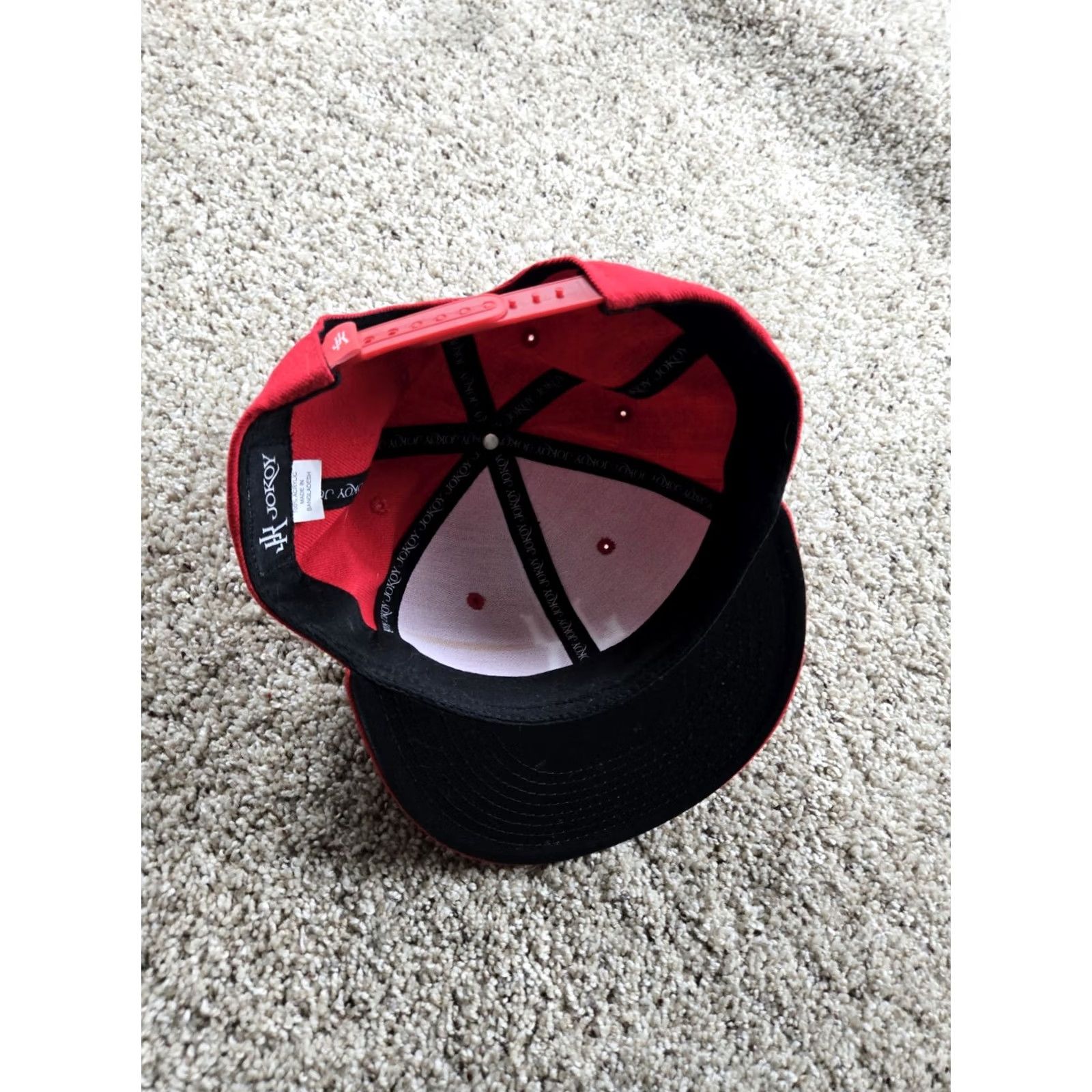Logo 7 Jo Koy Hat Cap Snap Back Red White JK Logo Comedy Tour Snapback Men One Size Red Snapback Size ONE SIZE - 3 Thumbnail