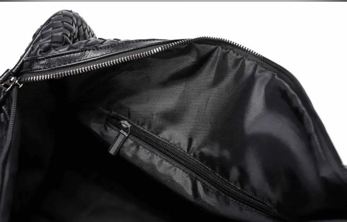 Japanese Brand × Vintage Outdoor retro woven travel duffle bag pu leather Size ONE SIZE - 7 Thumbnail