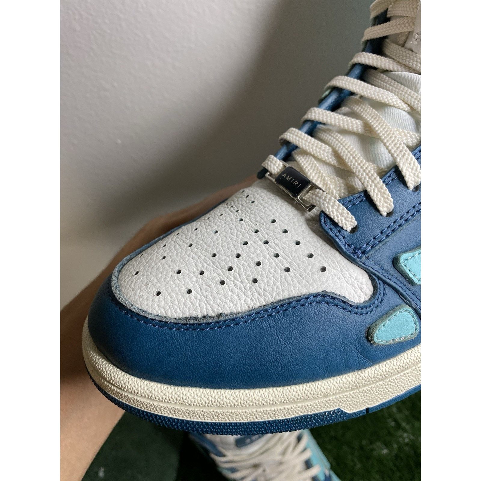 Amiri AMIRI Skel Top Hi ‘Slate Blue’ | Size 44 EU ( 11 US ) Size US 11 / EU 44 - 12 Thumbnail
