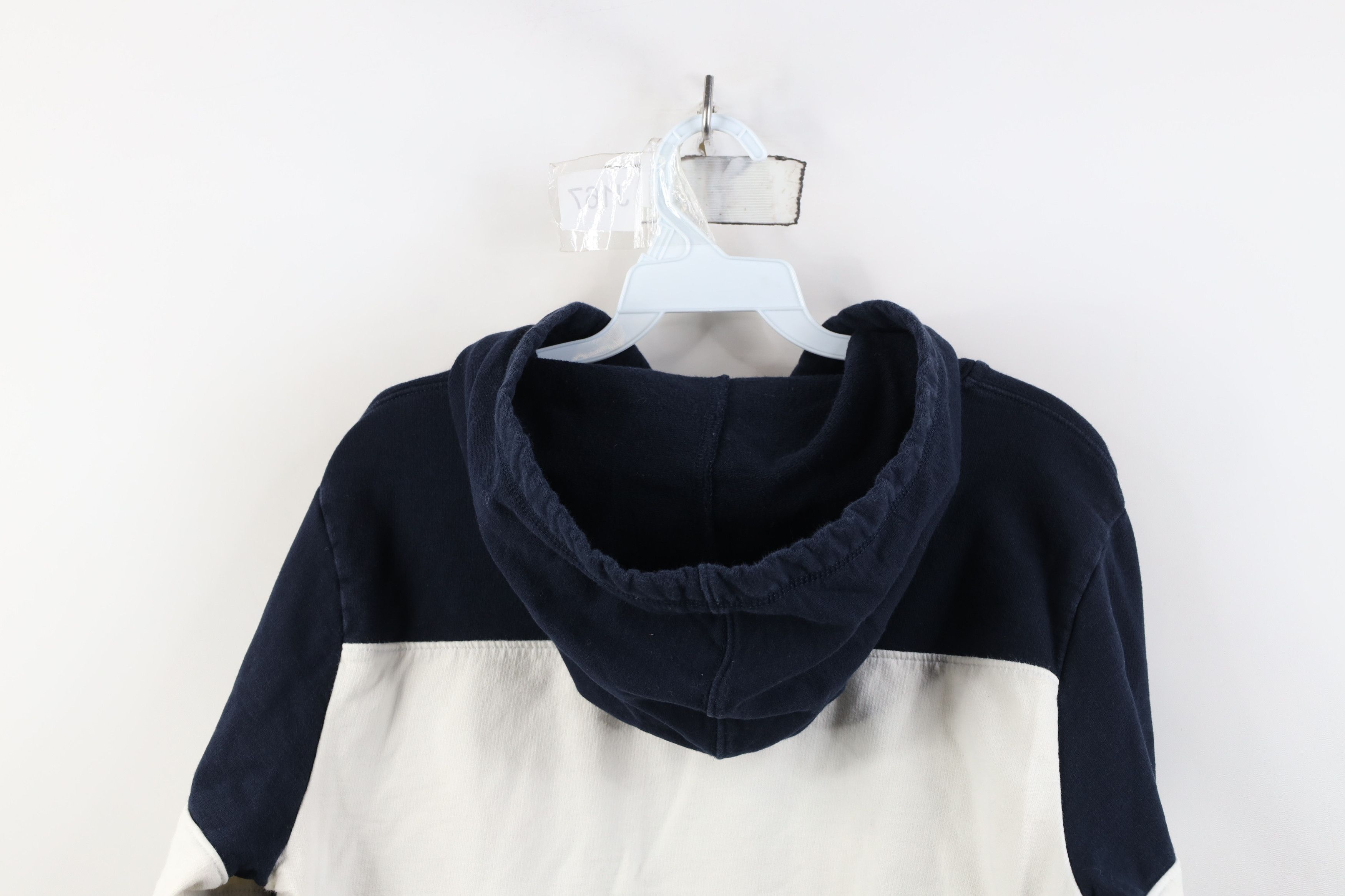 J.Crew J Crew Striped Color Block French Terry Full Zip Hoodie Blue Size L / US 10 / IT 46 - 12 Thumbnail
