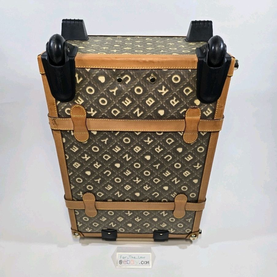 Dooney & Bourke Rare Vintage DOONEY & BOURKE Carry-on Rolling Luggage Trunk Size ONE SIZE - 4 Thumbnail