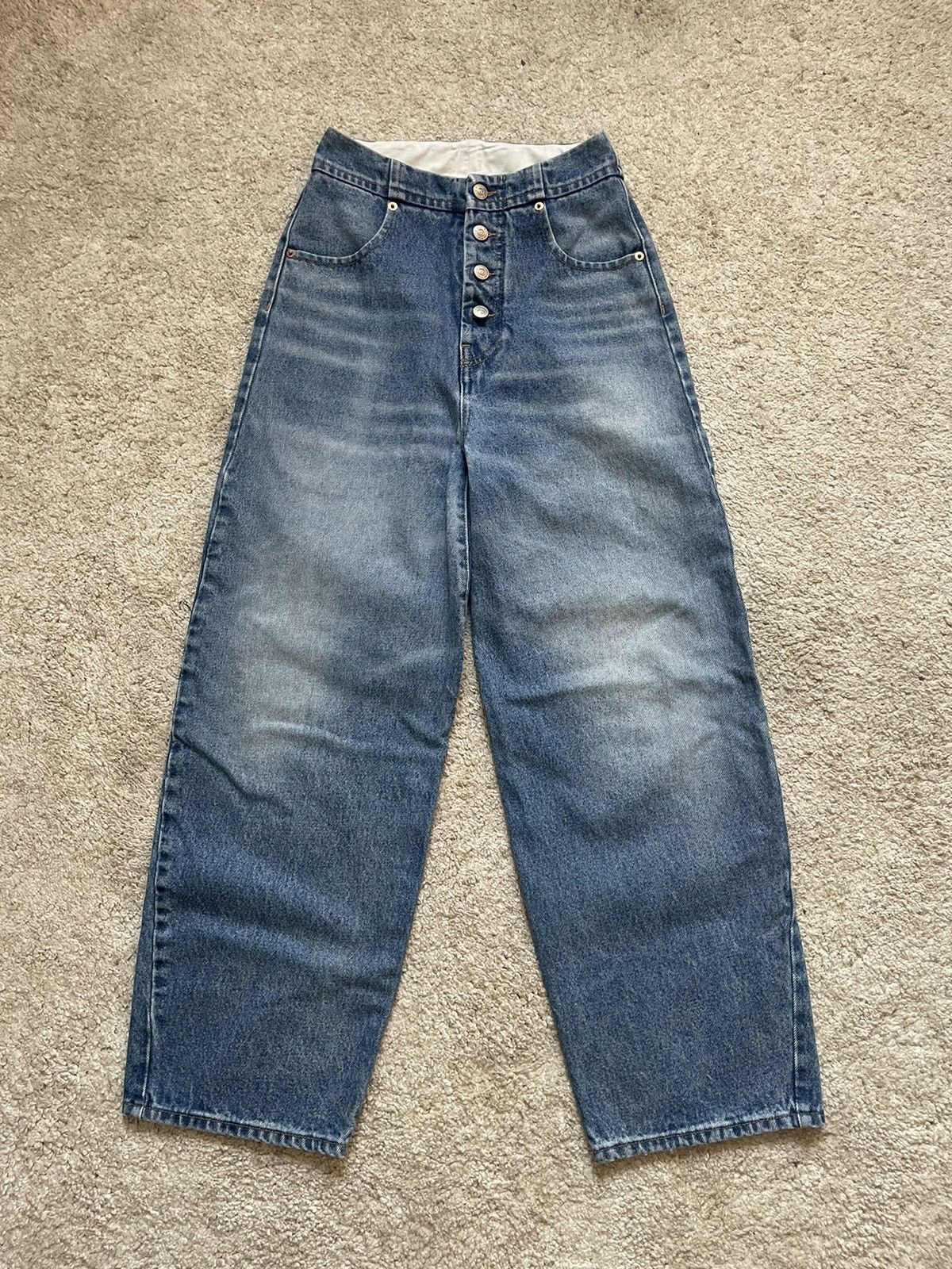 Maison Margiela Maison margiela jeans high waste Size 26" / US 2 / IT 38 - 1 Thumbnail