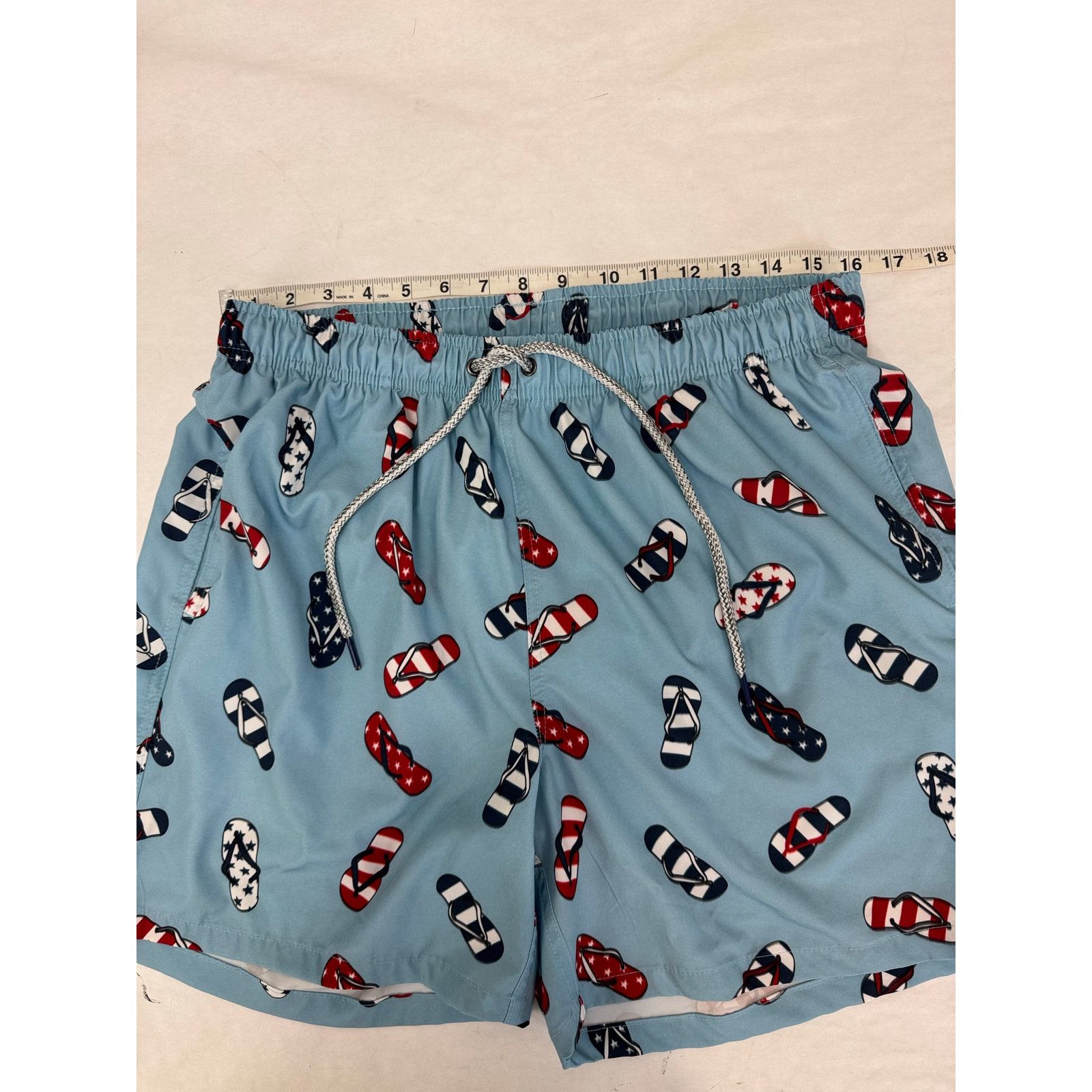 Rainforest Rainforest Men's Swim Trunks Shorts Patriotic July 4 Large Size US 32 / EU 48 - 3 Thumbnail