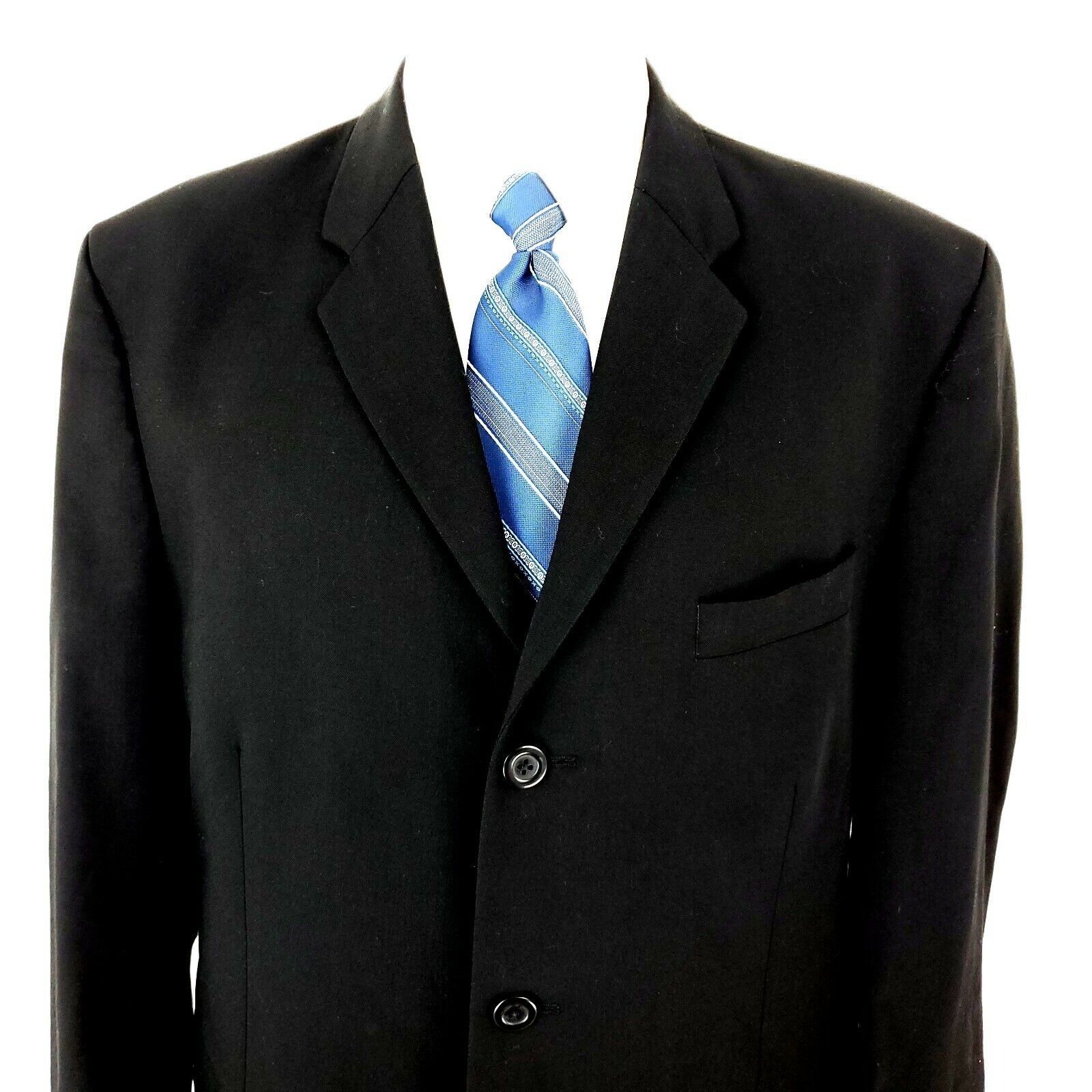 DKNY Dkny Wool 3 Button Blazer 40R Charcoal Gray Size 40R - 1 Thumbnail