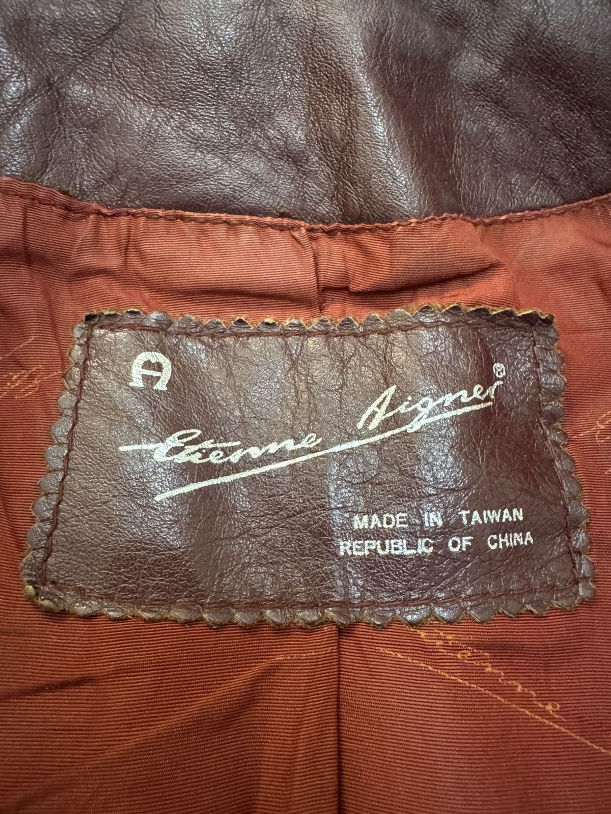Etienne Aigner Etienne Aigner Vintage 70s 1970 Leather Blazer Jacket Taiwan Size M / US 6-8 / IT 42-44 - 9 Thumbnail