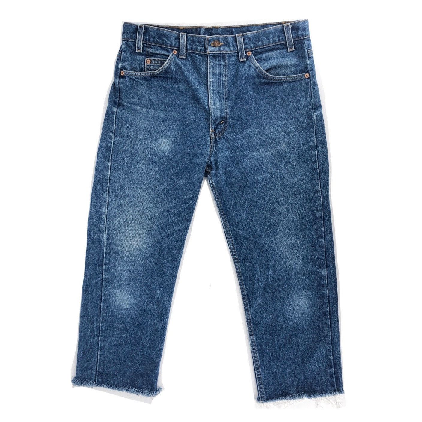 Levi's × Vintage 90s Levis orange tab cropped jeans 1990s vintage Size US 36 / EU 52 - 2 Thumbnail