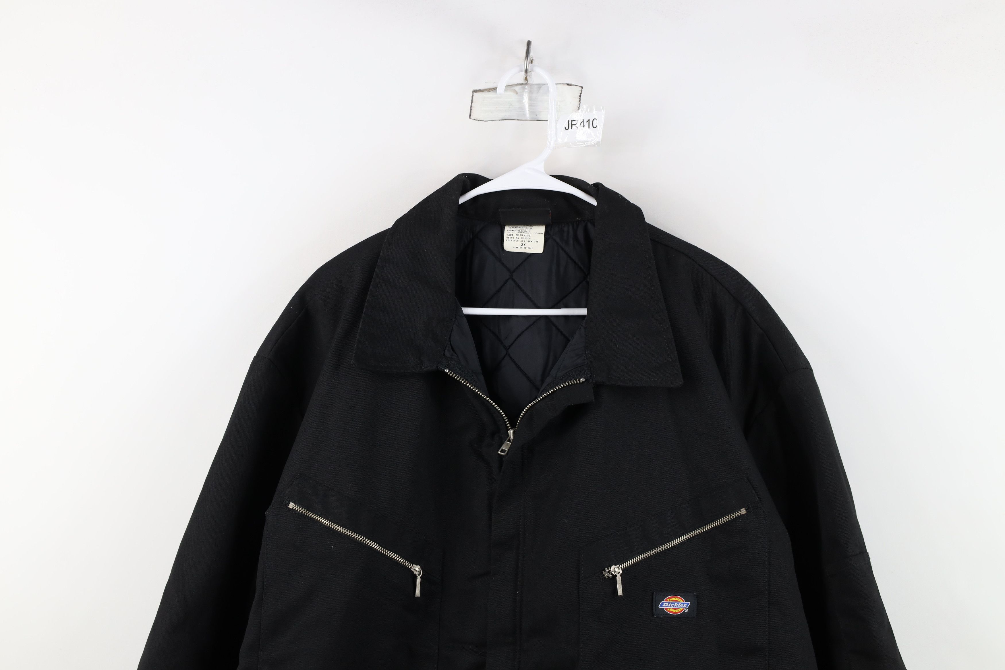 Dickies Vintage Dickies Quilted Mechanic Bomber Jacket Black Size US XXL / EU 58 / 5 - 2 Thumbnail