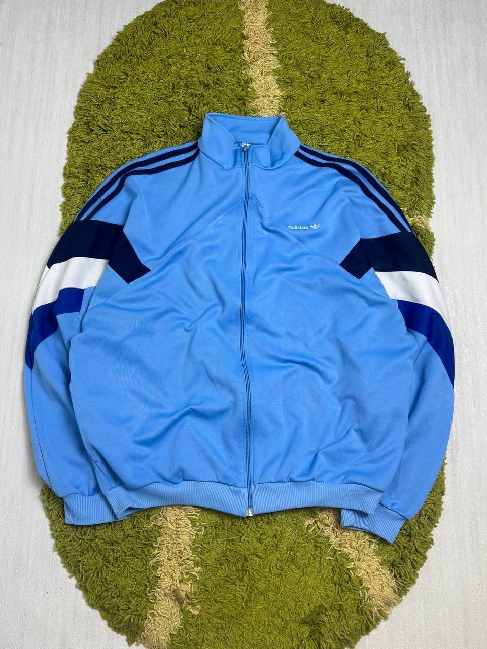 Adidas 80s retro track jacket sky blue Wales Bonner Style