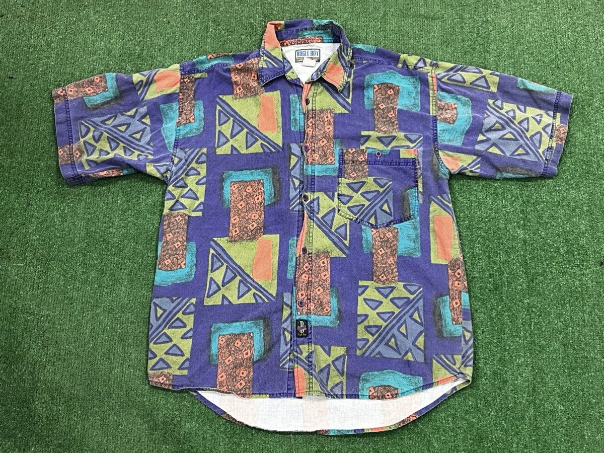 Bugle Boy Vintage 90s Bugle Boy Direction Shirt Size US M / EU 48-50 / 2 - 1 Thumbnail
