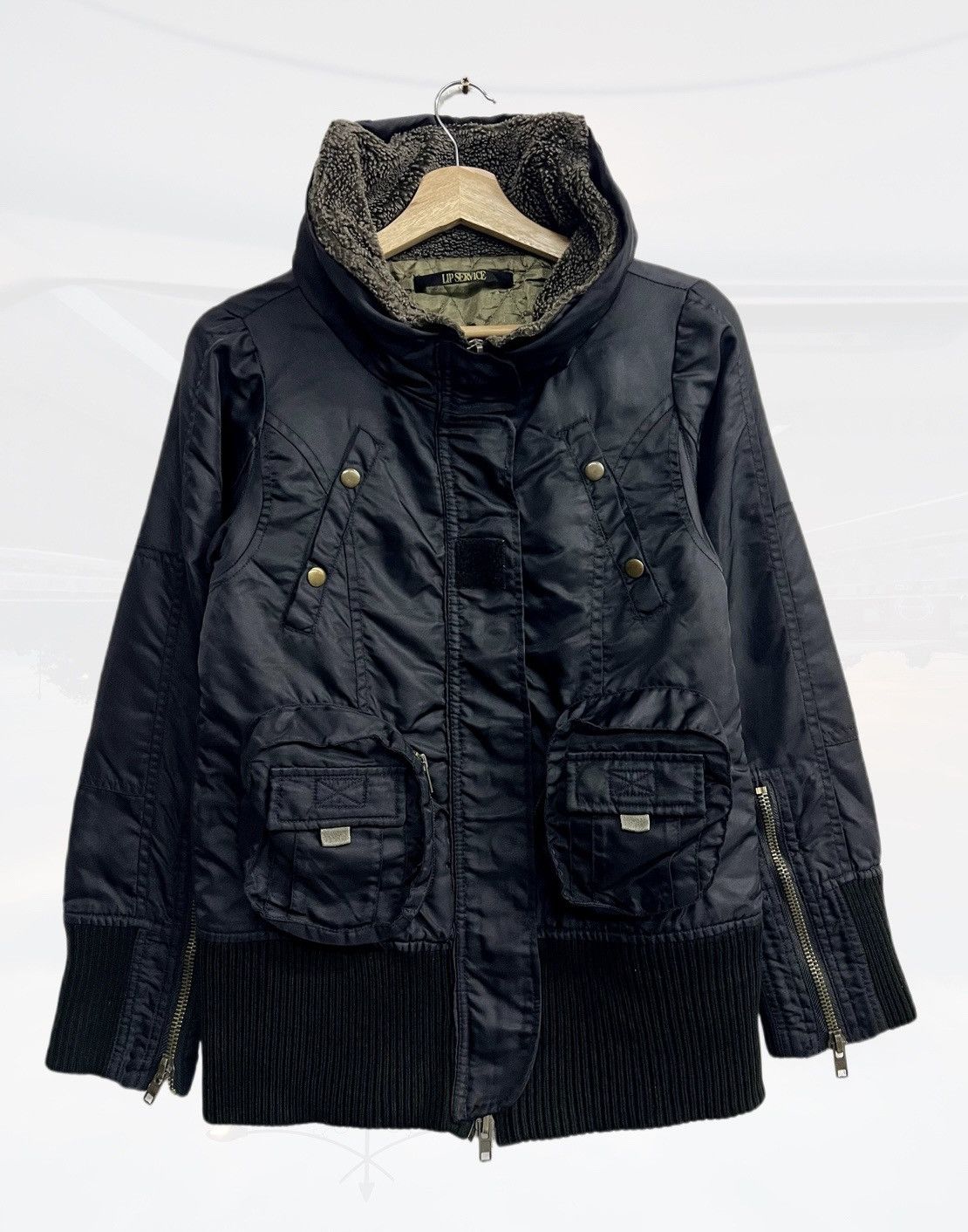 2000s Lip Service Cargo Multipocket Bono Jacket