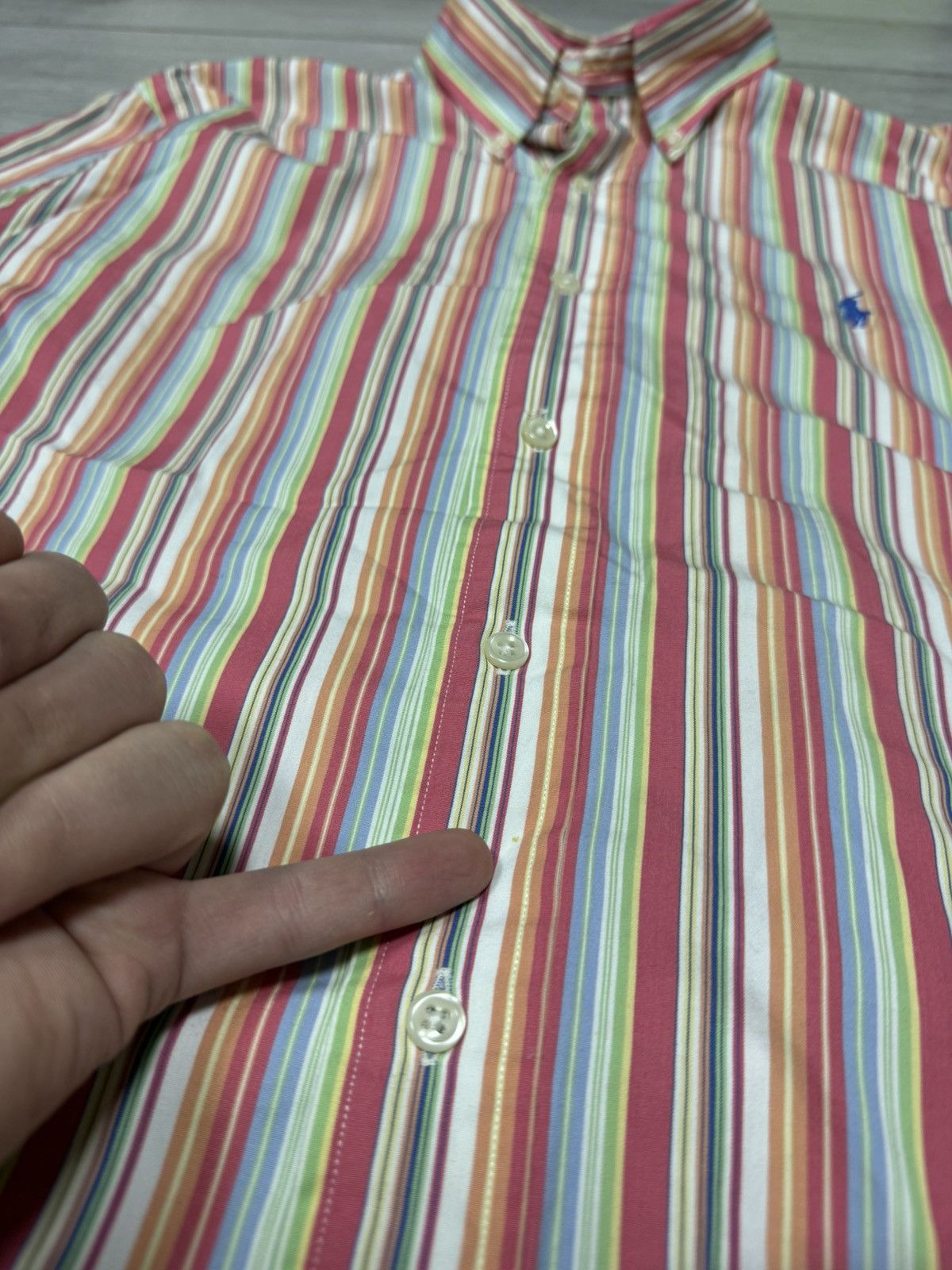 Polo Ralph Lauren Ralph Lauren POLO vintage stripped shirt buttons Size US M / EU 48-50 / 2 - 5 Thumbnail