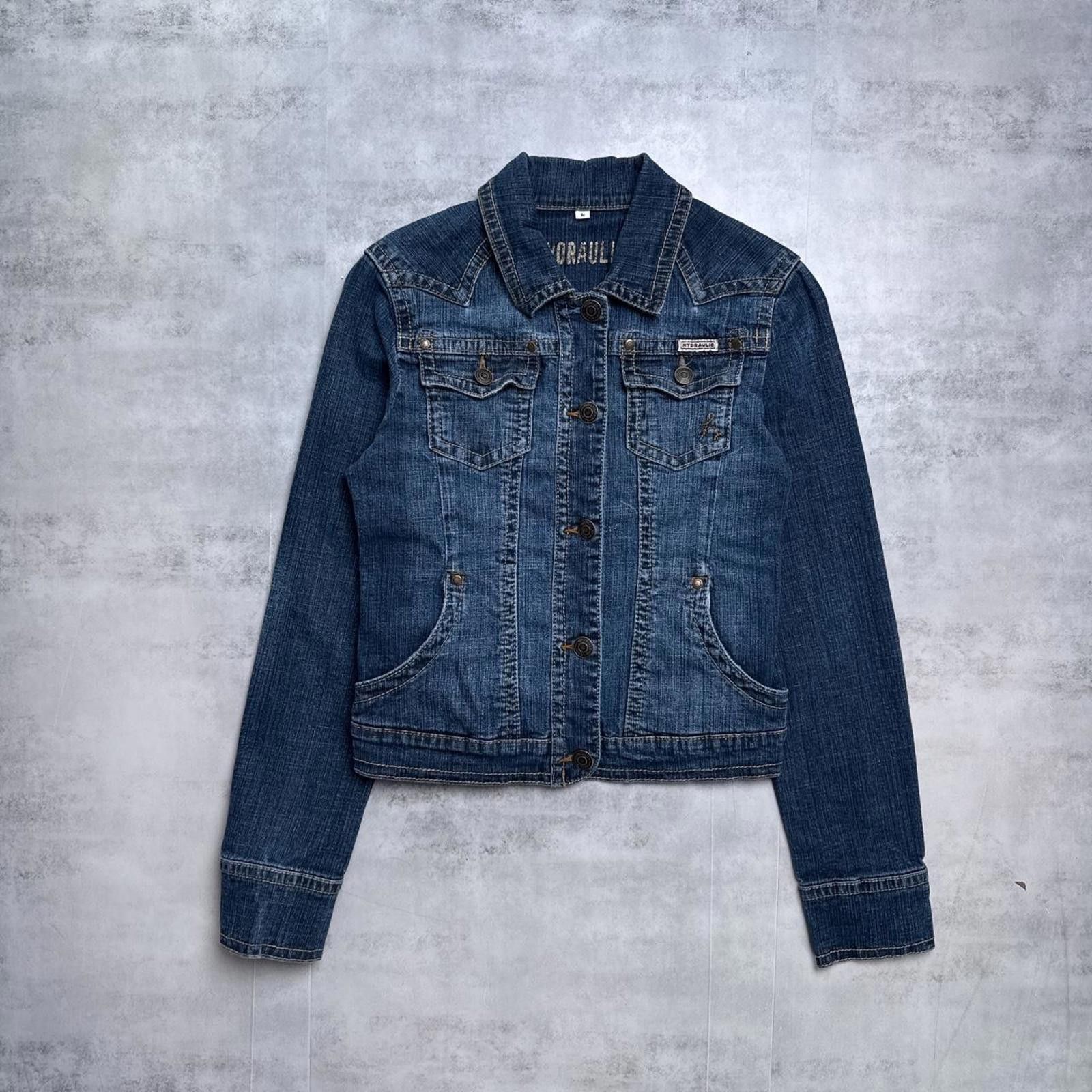 Other Y2K Hydraulic 00s Denim Vintage Button Up Jacket Size M / US 6-8 / IT 42-44 - 1 Thumbnail