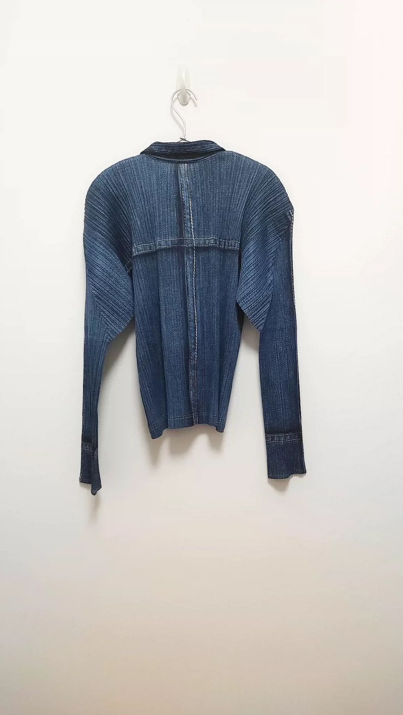 Issey Miyake Issey Miyake size:3 Blue vintage right-shoulder denim jack Size M / US 6-8 / IT 42-44 - 5 Thumbnail
