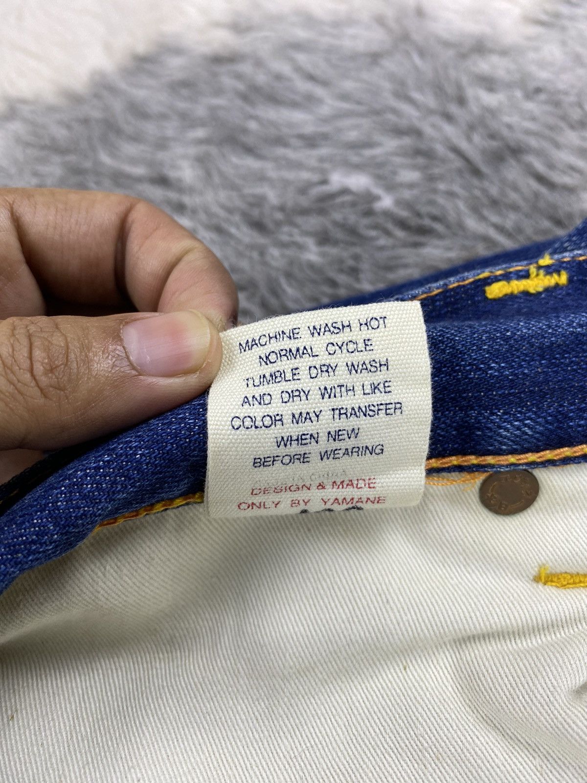 Evisu EVISU No.3 by Yamane Leather Patch Iconic Seagull Denim Size US 34 / EU 50 - 20 Thumbnail