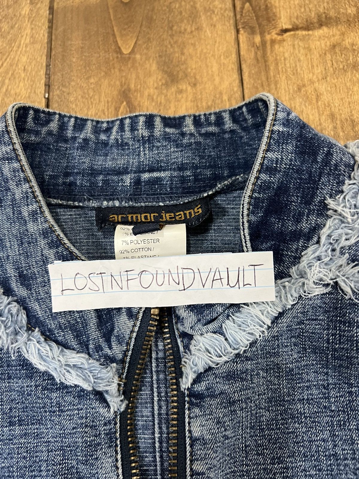 Japanese Brand Distressed cropped denim jacket Size US S / EU 44-46 / 1 - 12 Thumbnail