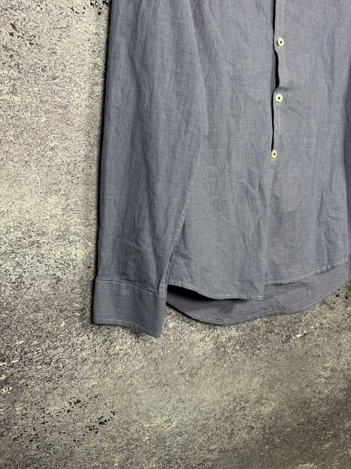 Baracuta × Vintage Baracuta Shirt Men’s Medium Blue Check Plain Mods SKA Size US M / EU 48-50 / 2 - 6 Thumbnail