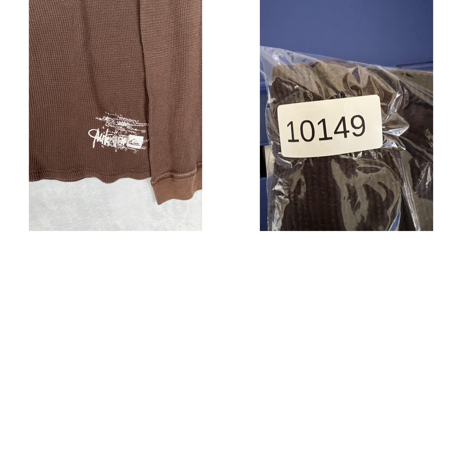 Quiksilver VINTAGE Quiksilver Shirt Long Sleeve Mens L Brown Thermal Surf Logo Y2K Size US L / EU 52-54 / 3 - 8 Thumbnail