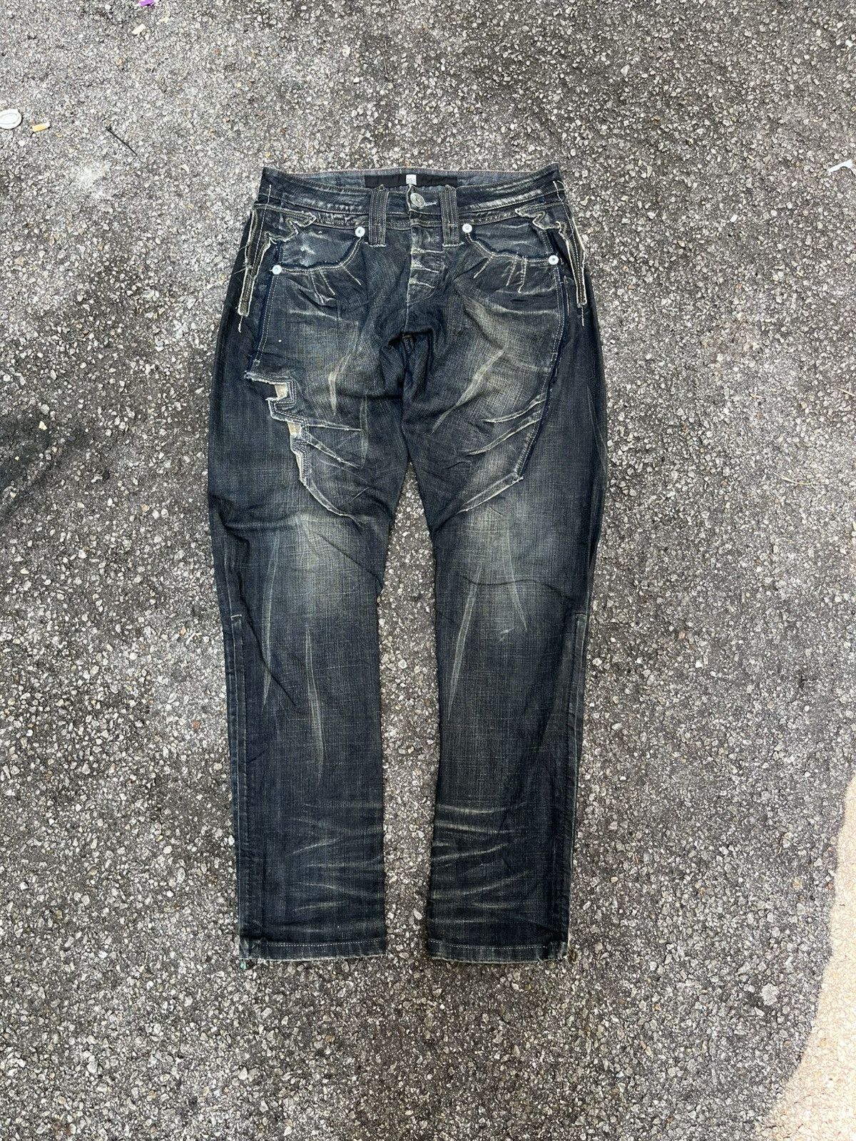Marithe + Francois Girbaud Vintage Y2K Marithe Francois Girbaud MFG Jeans Size US 32 / EU 48 - 5 Thumbnail