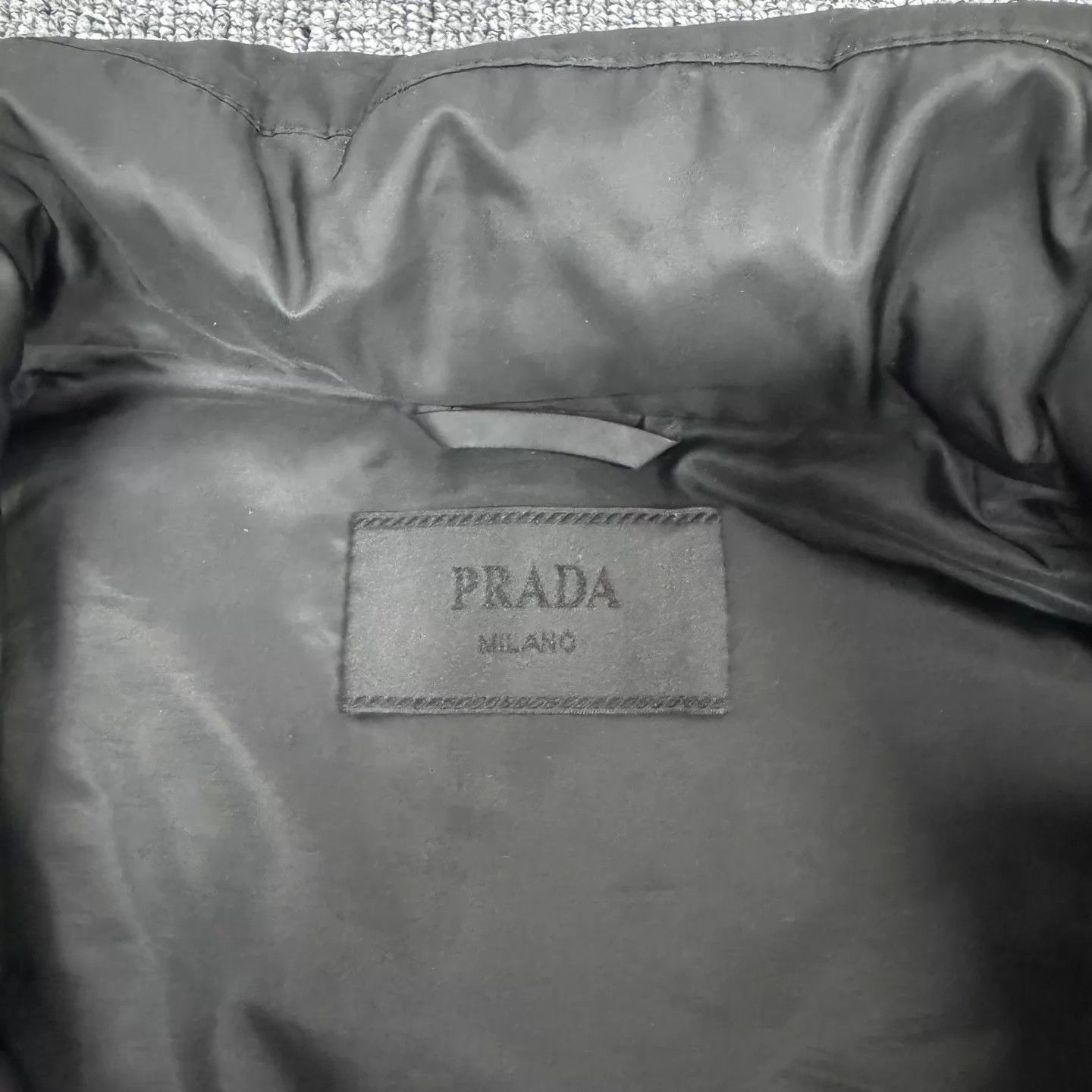Prada Prada Black Triangle Logo Stand Collar Down Jacket Size US L / EU 52-54 / 3 - 6 Thumbnail