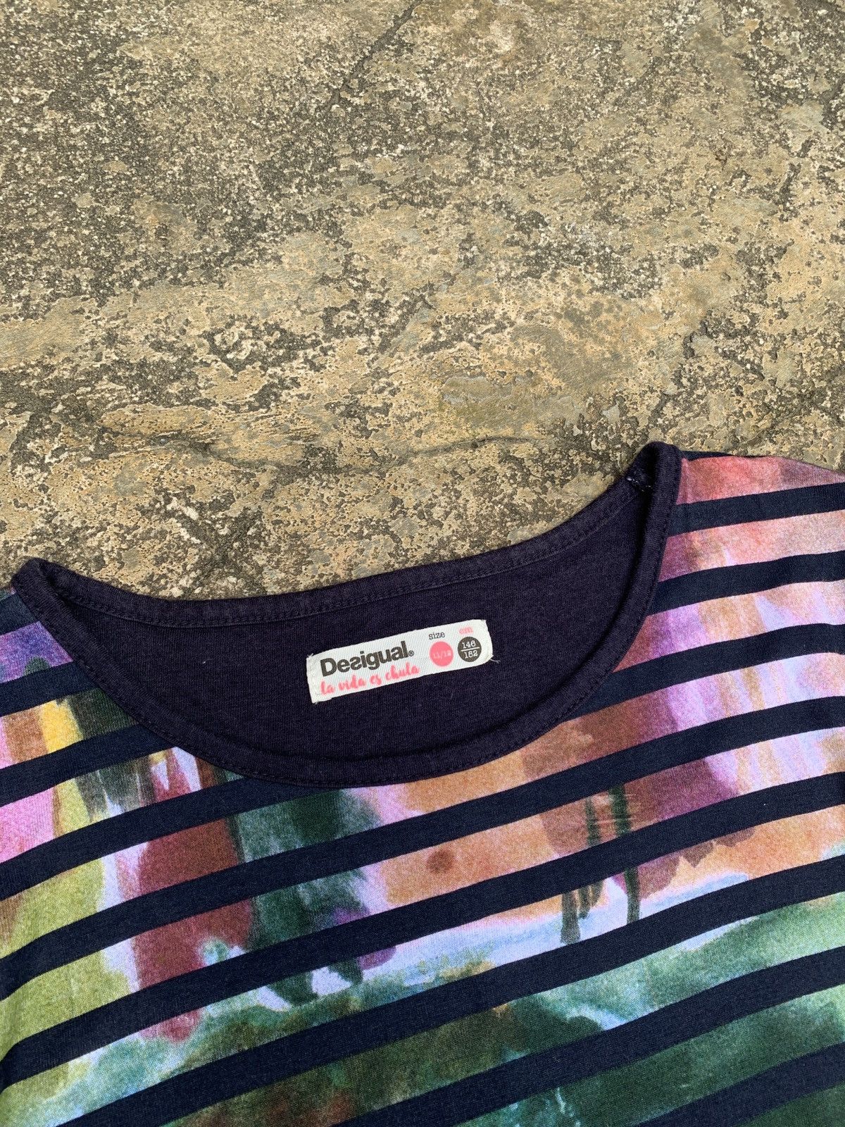 Desigual × Japanese Brand y2k Desigual Spain Multicolor Floral Beady Longsleeve Top Size M / US 6-8 / IT 42-44 - 8 Thumbnail