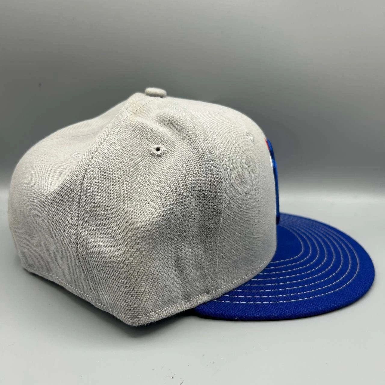 New Era New York Yankees Hat Men 7 3/8 Gray Embroidered Fitted Cap Size ONE SIZE - 3 Thumbnail