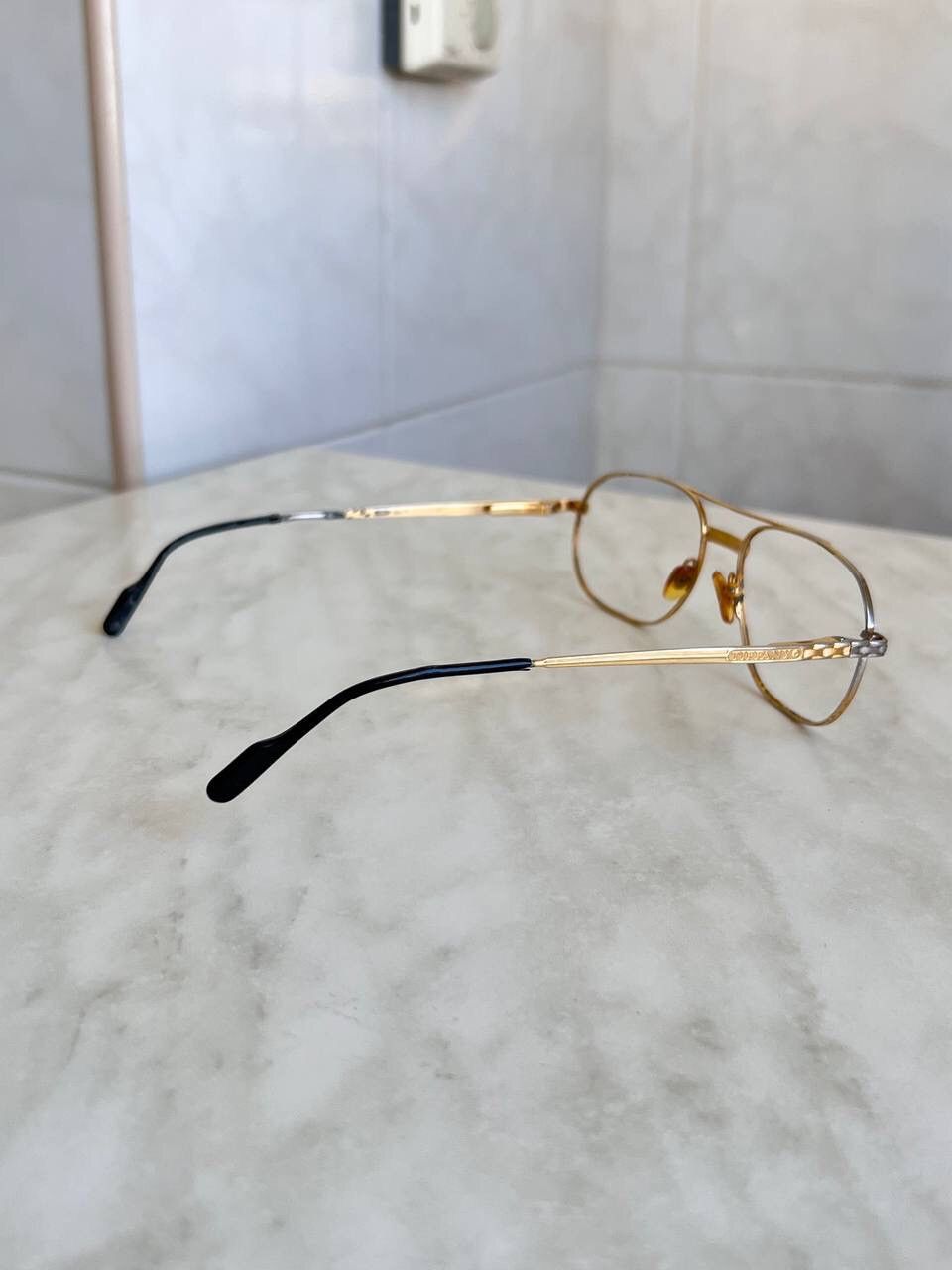 Tiffany & Co. Tiffany T396 Gold Plated frame 90s vintage USED ONLY FRAME Size ONE SIZE - 21 Thumbnail