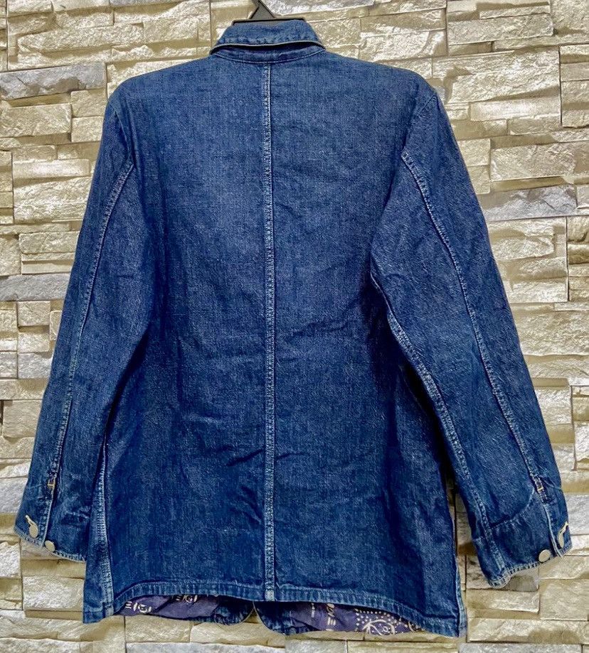 45rpm Vintage Indigo Denim Work Jacket Button R 45RPM Japan Made Size US L / EU 52-54 / 3 - 6 Thumbnail
