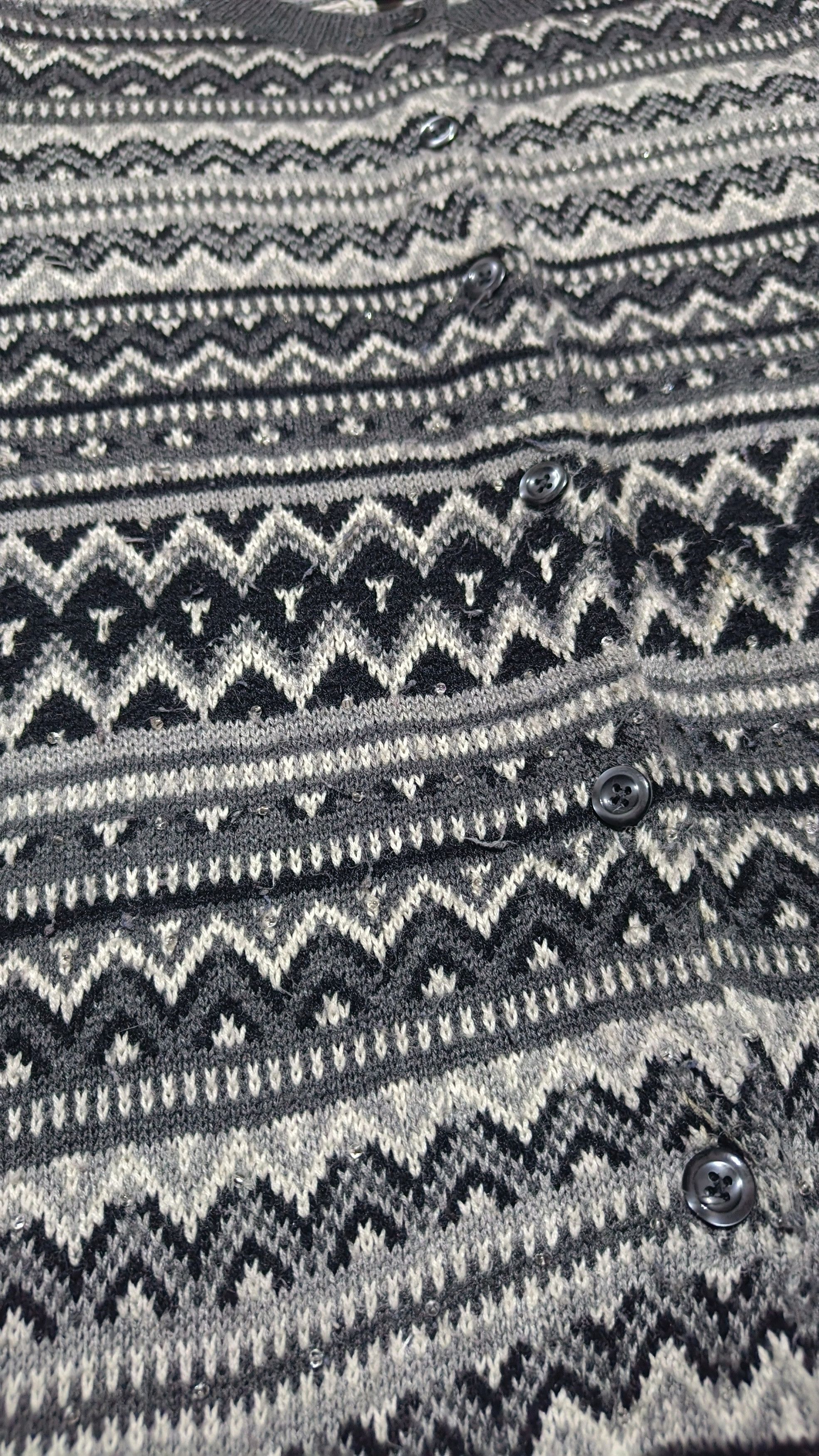 Talbots Vintage 90s TALBOTS Women's Ethnic Striped Knit Sweater Size M / US 6-8 / IT 42-44 - 7 Thumbnail