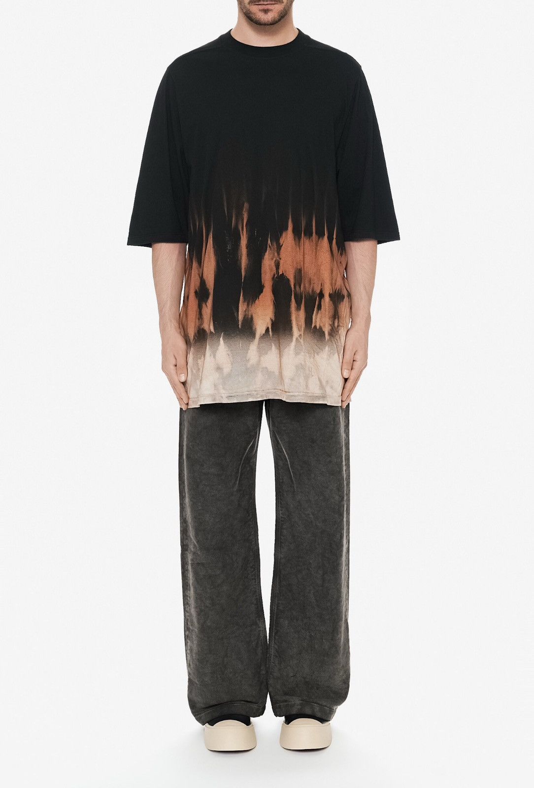 Rick Owens Drkshdw Last Size Rick Owens Drkshdw Jumbo Flame T-Shirt Size US XXL / EU 58 / 5 - 4 Thumbnail
