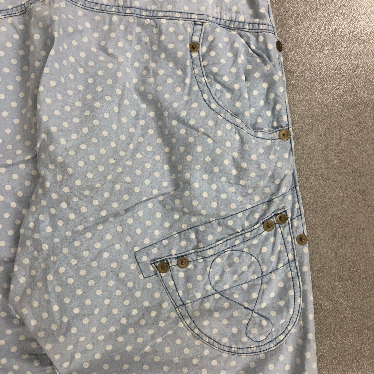 Issey Miyake × Japanese Brand × mercibeaucoup 🇯🇵2000s Issey Miyake Mercibeaucoup Drop Crotch Polkadot Pants Size US 27 - 4 Thumbnail