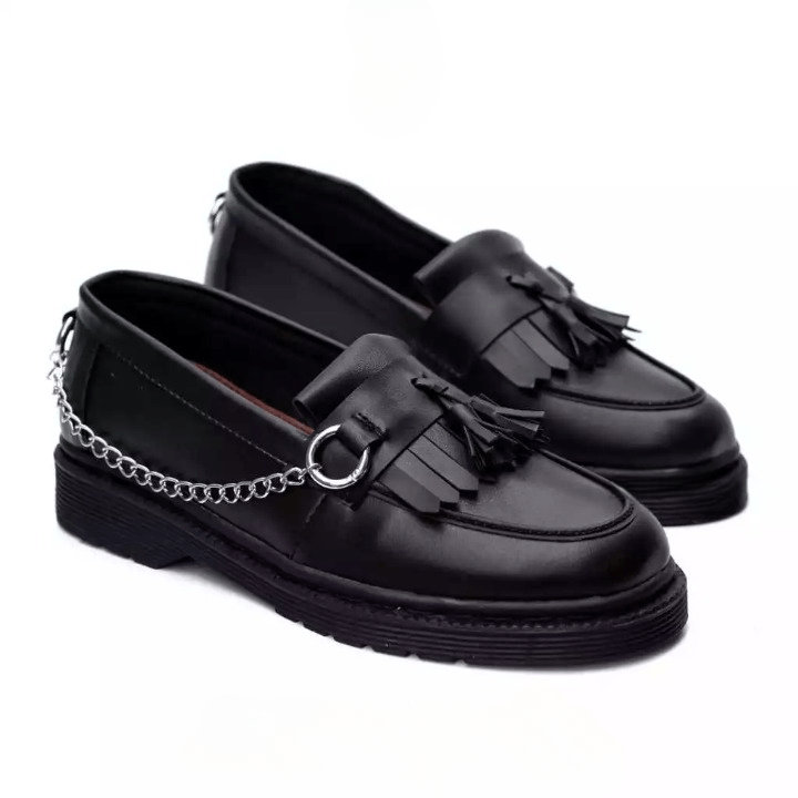 Designer Zephyr Leather Loafer Chain Size US 11 / EU 44 - 1 Thumbnail