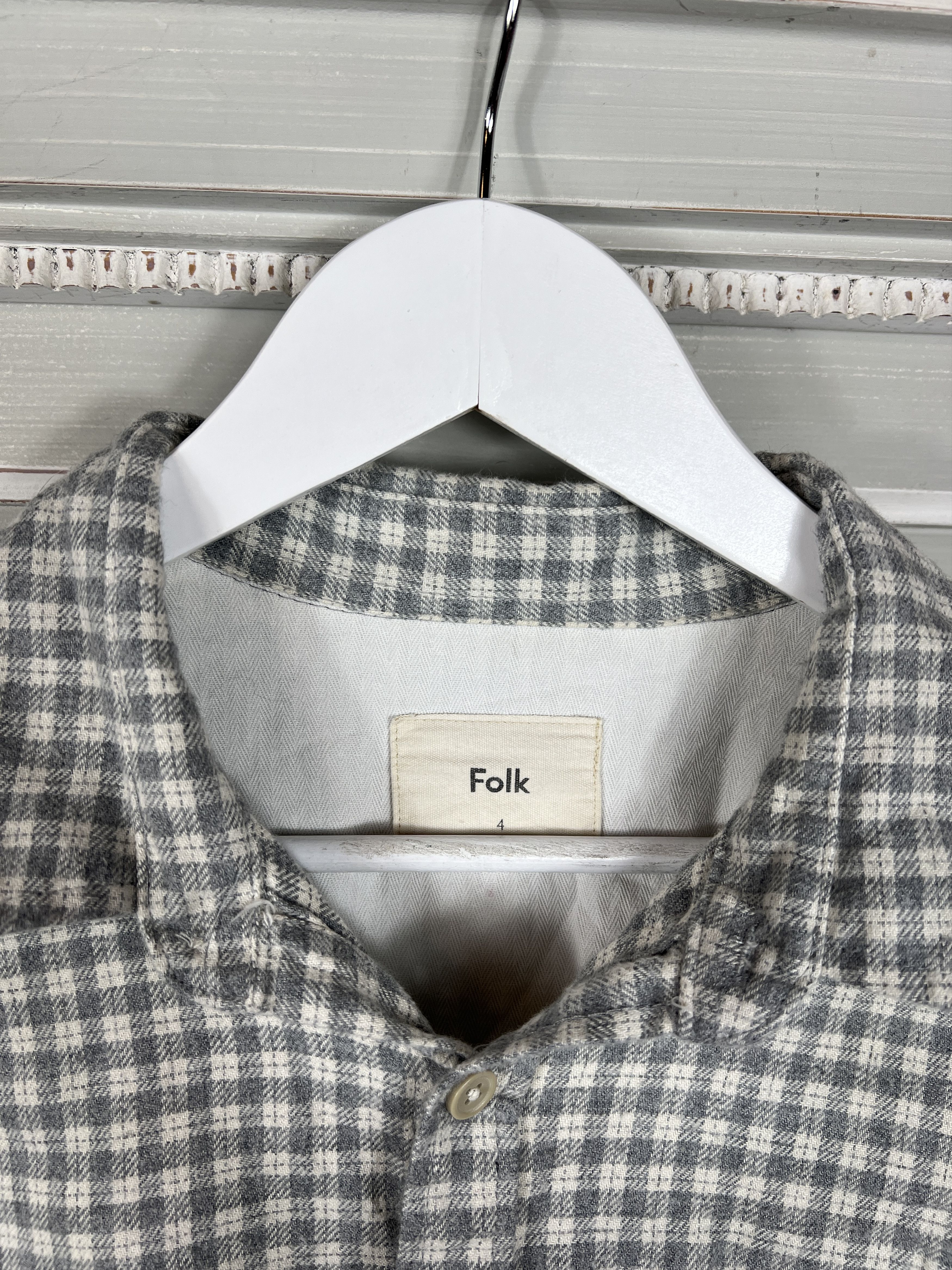 Folk FOLK BUTTON UP SHIRT SIZE 4 Size US L / EU 52-54 / 3 - 2 Thumbnail
