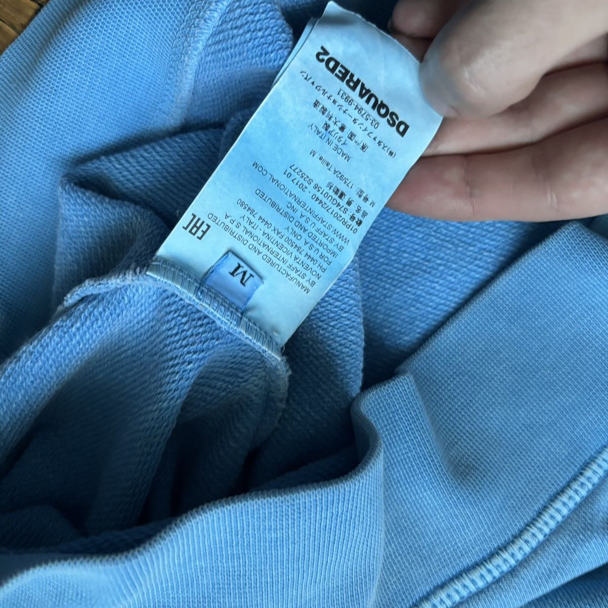 Dsquared2 Dsquared2 Surf Crew Washed Blue Sweatshirt Crewneck Y2K Size US M / EU 48-50 / 2 - 6 Thumbnail