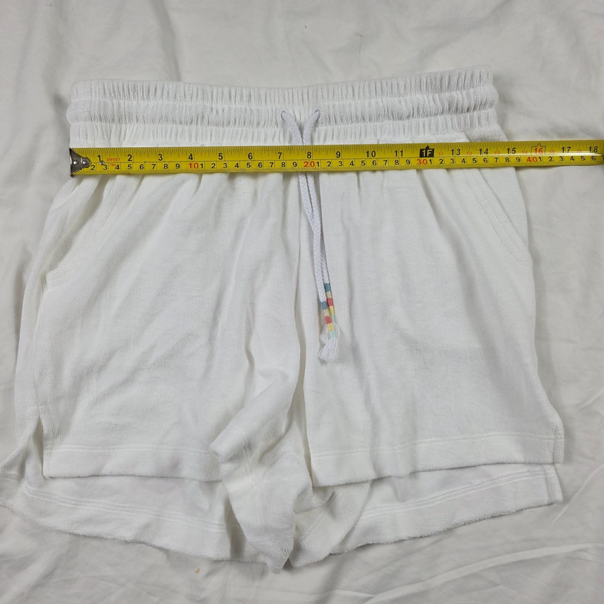 TravisMathew Travis Mathew Back In The Sun Baby Womens Medium White Terry Size 32" / US 10 / IT 46 - 7 Thumbnail