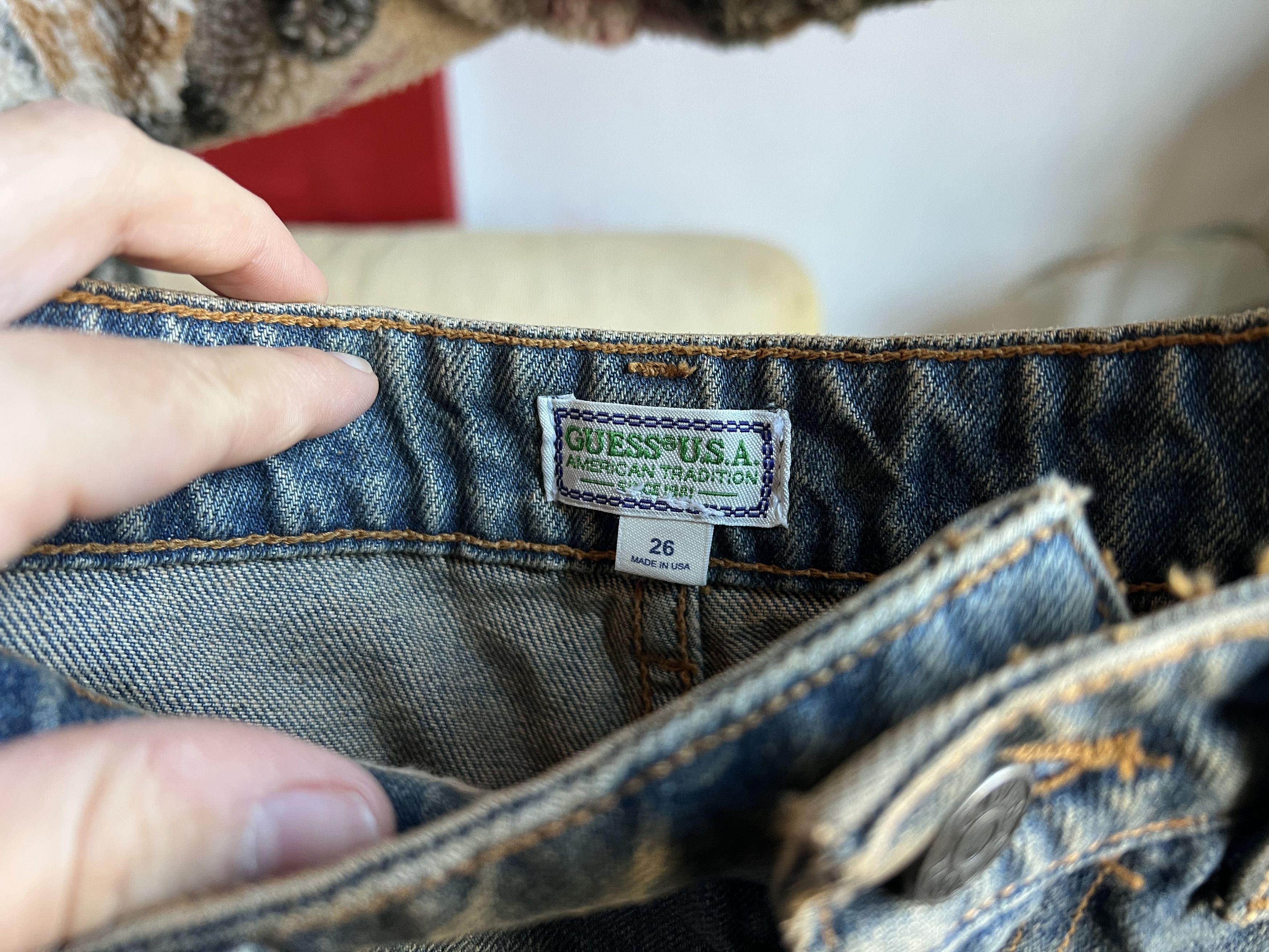 Guess Guess U.S.A American Tradition Skirt Size 26" / US 2 / IT 38 - 3 Thumbnail