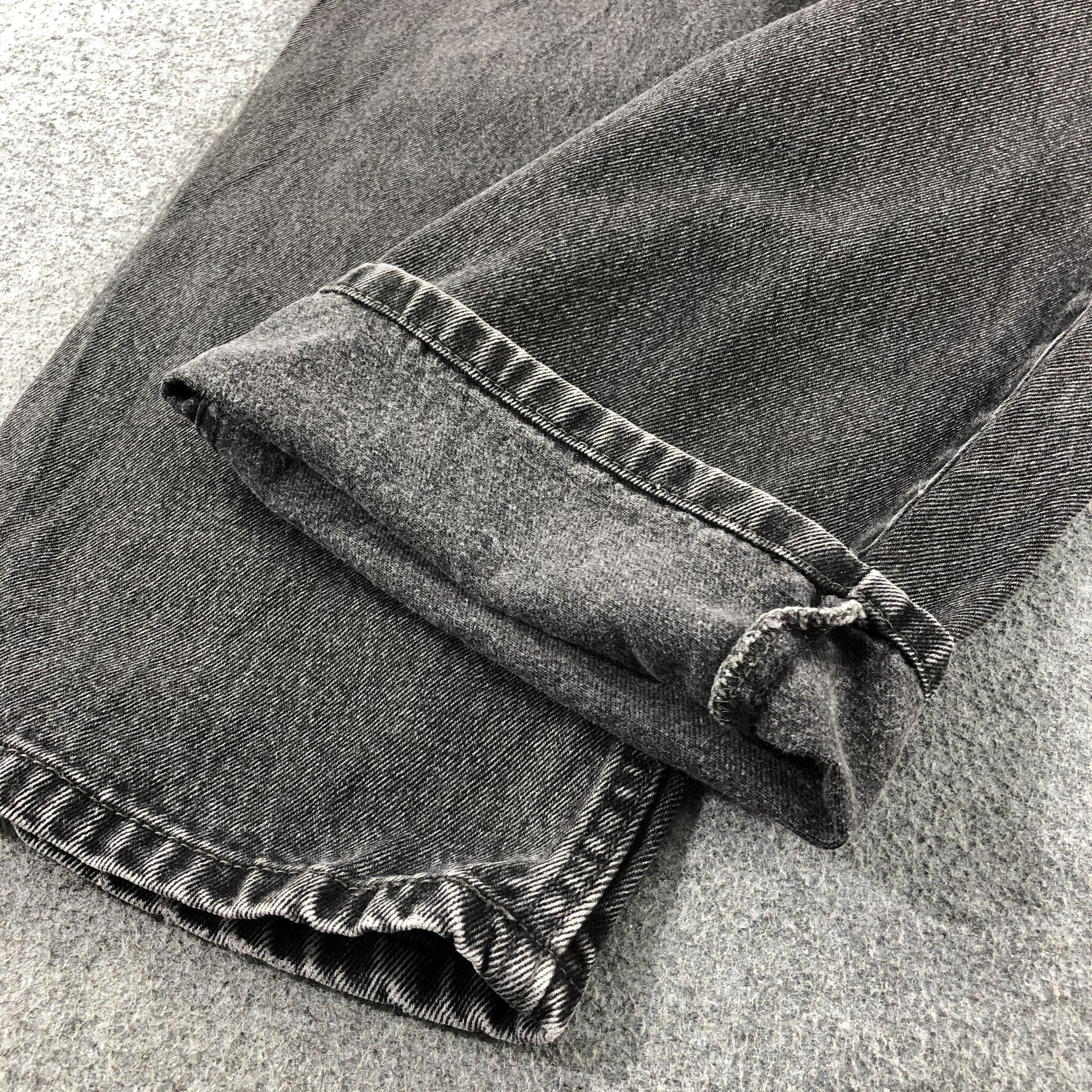 Levi's Vintage Faded Black Levis 550 Jeans-J2530 Size US 39 - 6 Thumbnail