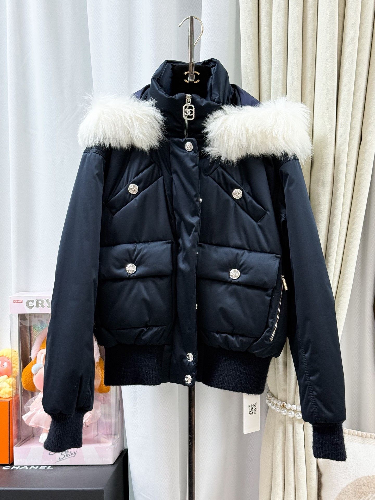 Chanel Chanel Coco Neige Midnight Blue Down Jacket Size XXS / US 00 / IT 34 - 1 Thumbnail