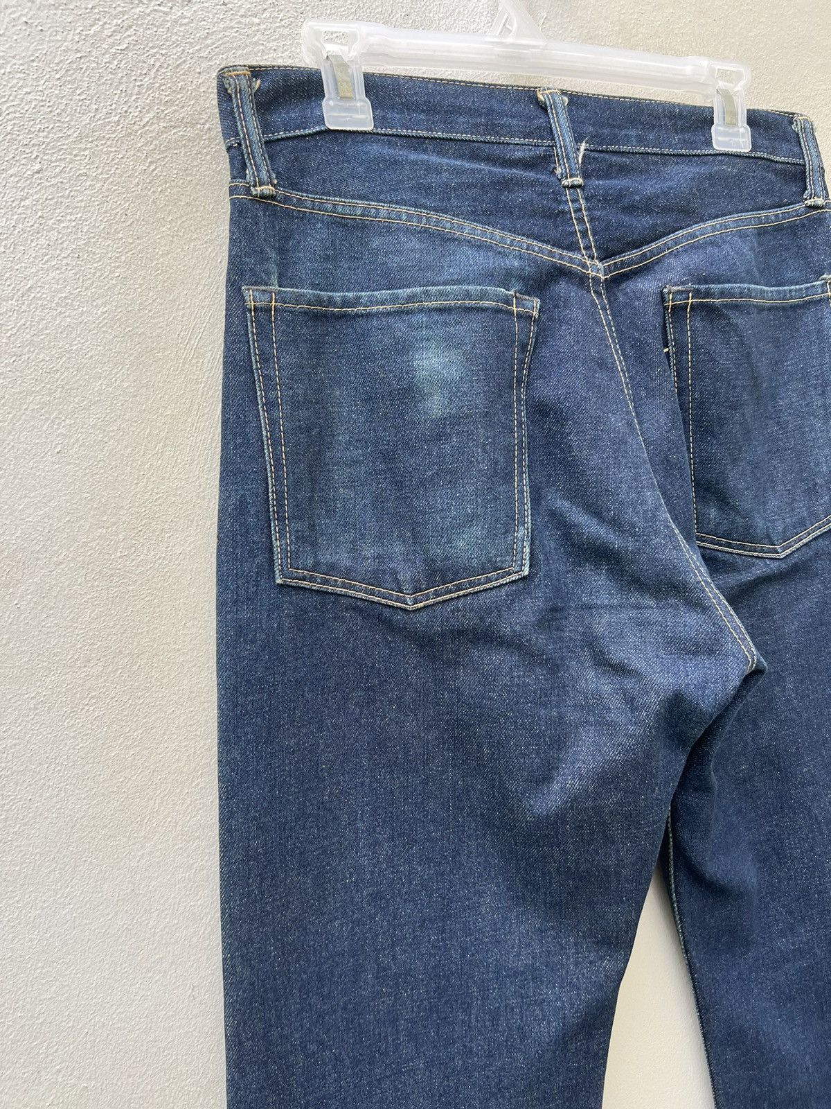 45rpm Vintage 90s 45rpm Japan Mud Denim Straight Leg Jeans Size US 32 / EU 48 - 17 Thumbnail