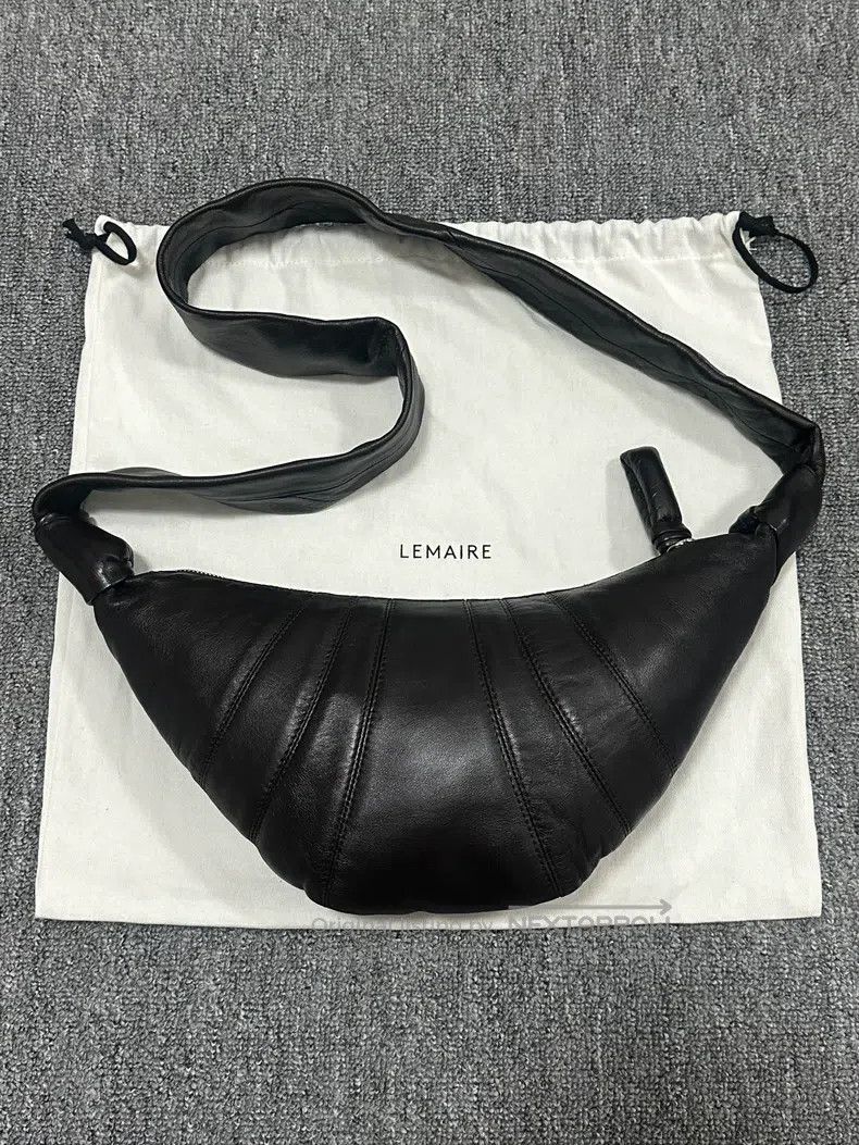 Lemaire LEMAIRE Black Horn Bag Small Size ONE SIZE - 1 Thumbnail
