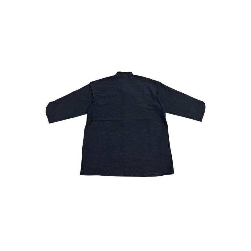 Japanese Brand 🔥Vintage M’s Collection Kimono Shirt Diagonal Hidden Buttons Size US L / EU 52-54 / 3 - 12 Thumbnail