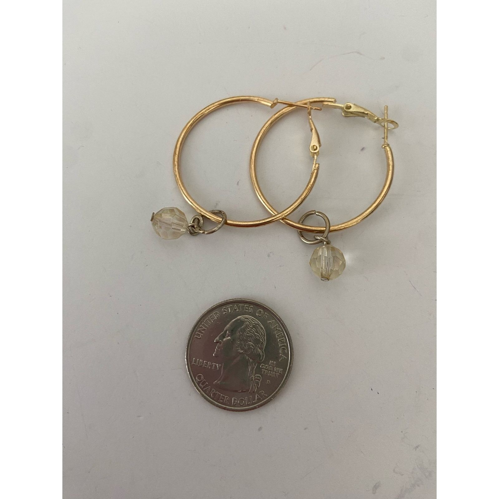 Other hoop earrings with Upcycled bead charm Size ONE SIZE - 3 Thumbnail