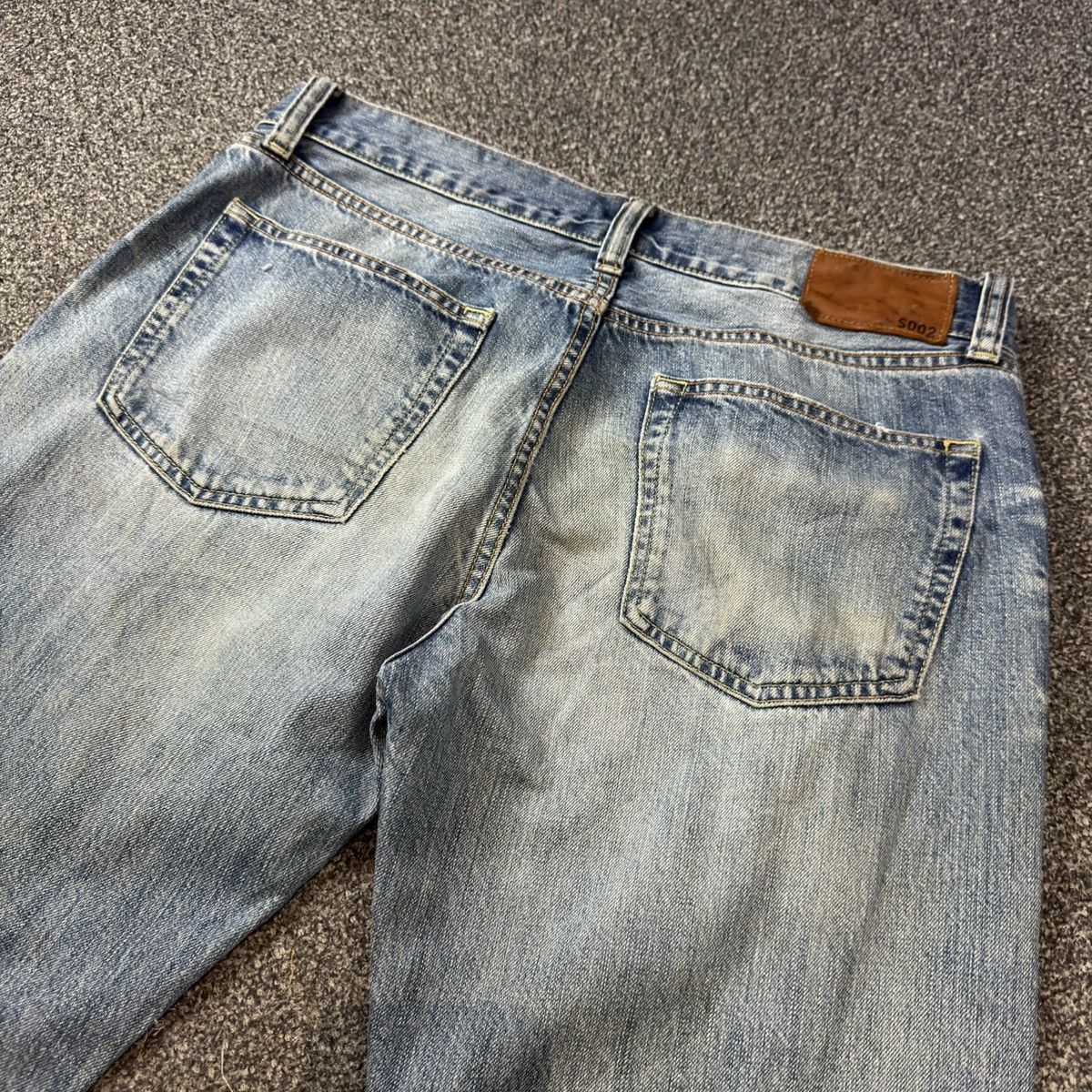 Undercover × Uniqlo 🔥🇯🇵 Vintage Japanese Uniqlo S002 UJ Distressed Denim Size US 34 / EU 50 - 8 Thumbnail
